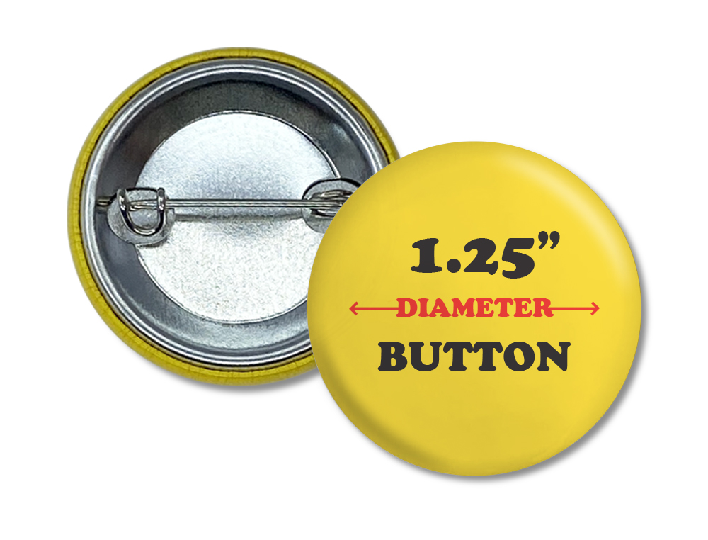 1.25" Buttons