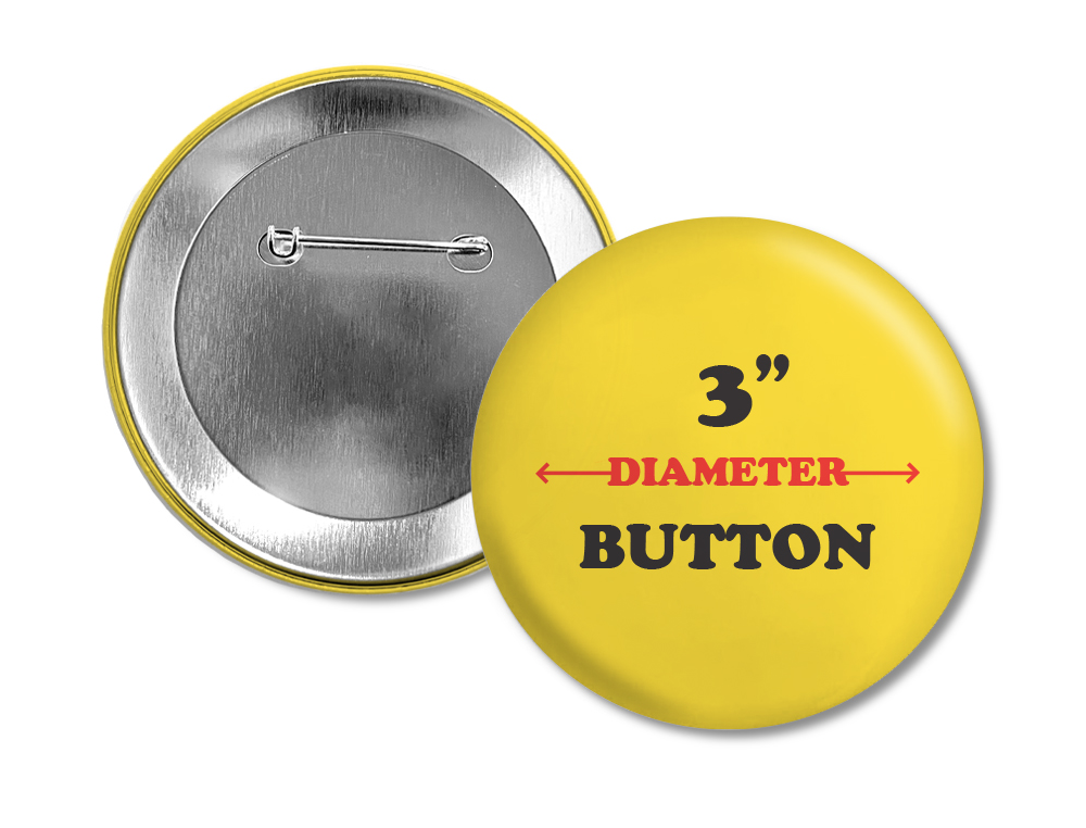 3" Buttons