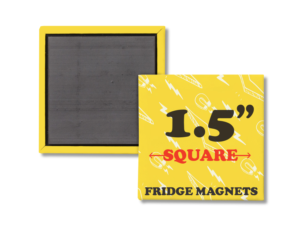 1.5" Square Fridge Magnets