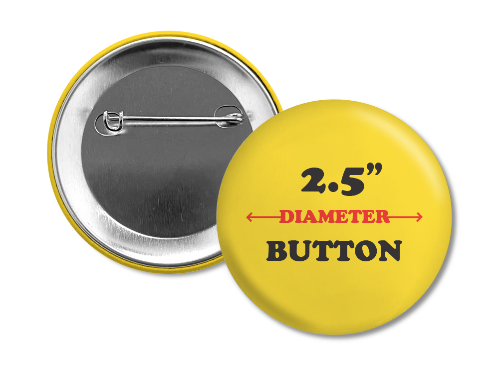 2.5" Buttons