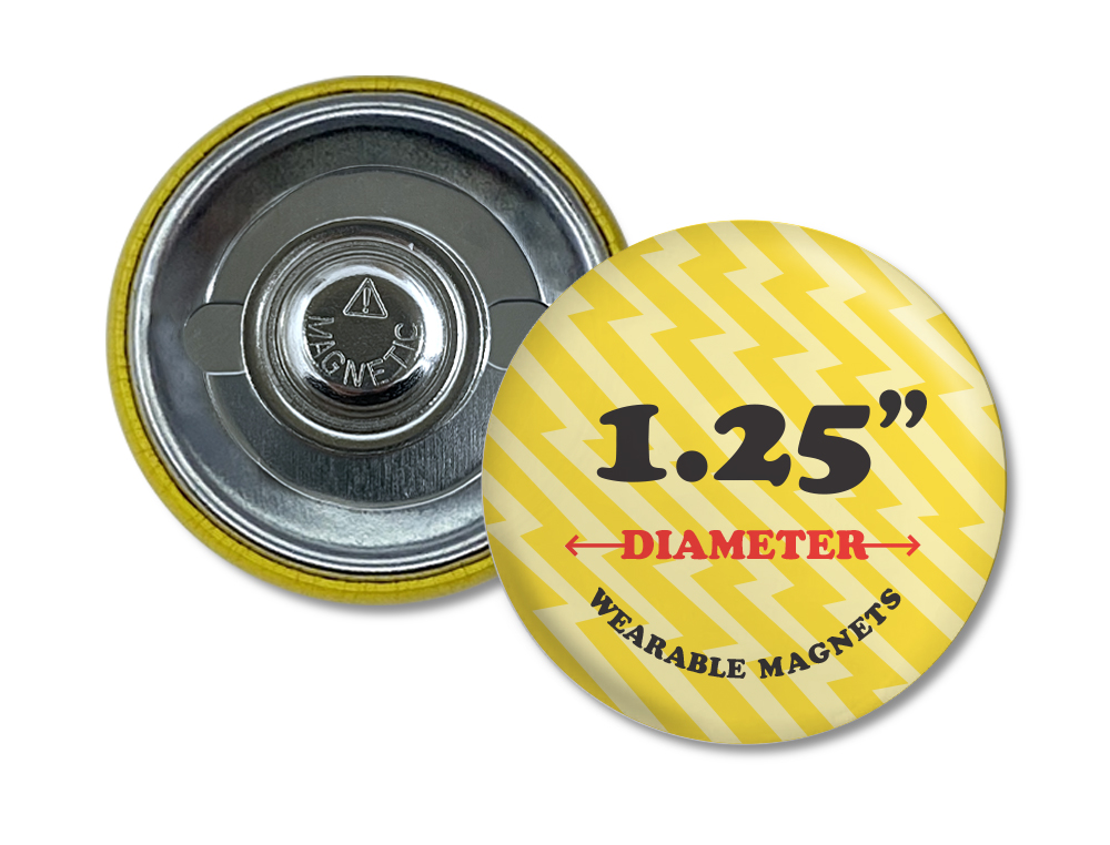 1.25" Round Wearable Magnets