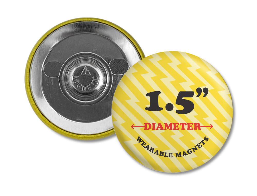1.5" Round Wearable Magnets