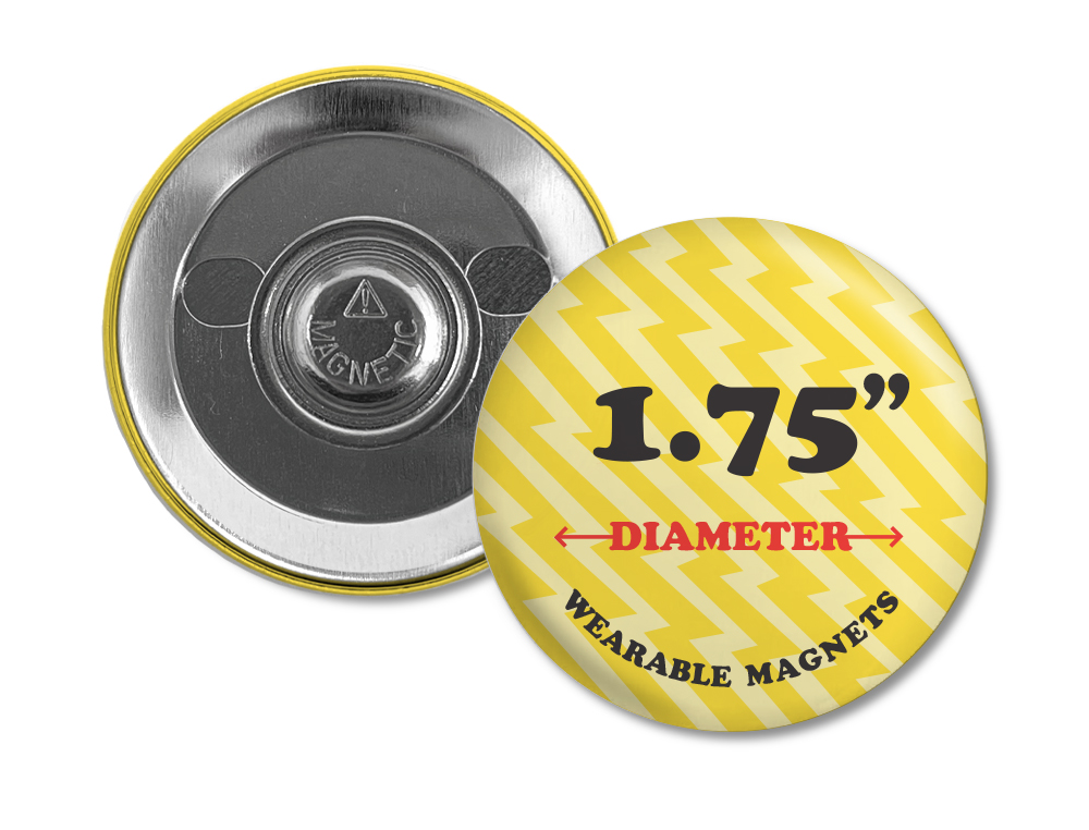 1.75" Round Wearable Magnets